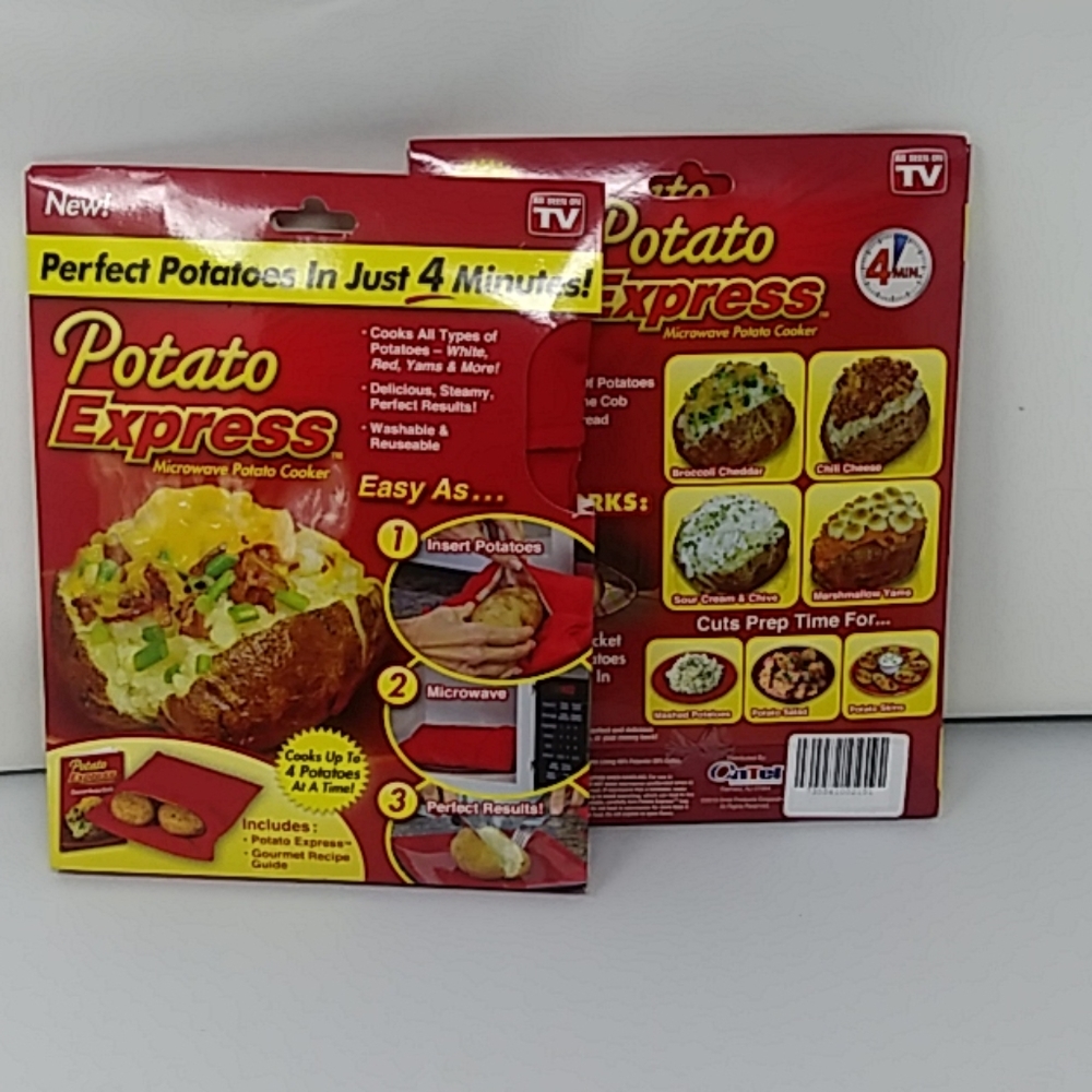 2 Pack POTATO EXPRESS MICROWAVE POTATO COOKER